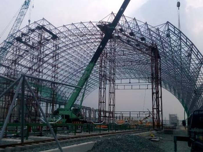 電廠(chǎng)煤棚網(wǎng)架工程